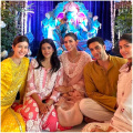 Khushi Kapoor’s Ganesh Chaturthi just turned special with rumored BF Vedang Raina by her side; BFFs Anjini Dhawan, Shanaya Kapoor pose with the lovebirds