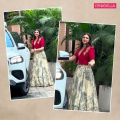 Parineeti Chopra looks ALL-DAZZLING in Gazal Gupta’s crop jacket and printed lehenga worth Rs 69,900 for Siddharth Chopra’s wedding 