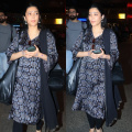 Shruti Haasan ditches goth glam for stunning Ajrakh kurta set at the airport and we’re here for it 