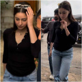 Ananya Panday loves to serve casual coolness, and her latest fit in black top and baggy jeans is proof