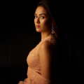 Mira Kapoor’s off-shoulder peach silk organza lace saree proves standout look doesn’t need over-the-top styling 