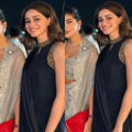 Ananya Panday turns straight-cut black dress into the new wedding celebration outfit, and it’s a total game-changer style