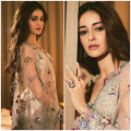 Ananya Panday’s versatile floral-embellished sheer saree is made for nature-loving fashion queens