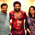 Allu Arjun grabs attention with his brand new look in Pushpa 2-inspired short sleeve red viscose shirt; See PICS