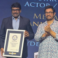 Inside pics and videos: Chiranjeevi is a Guinness World Record holder; Aamir Khan shares a precious moment with megastar in Hyderabad