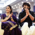 Nayanthara's dark blue saree is a far cry from the high-octane numbers, styles with choker, and perfect glam makeup