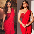 Suhana Khan’s RED HOT Manish Malhotra saree with corset blouse is worth copying for Diwali party 