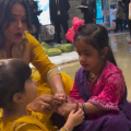 WATCH: Shilpa Shetty’s daughter Samisha and Bipasha Basu’s Devi look mini versions of their actress mothers as they celebrate Ganesh Chaturthi together