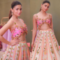 Alia Bhatt's Papa Don't Preach lehenga serves Barbie vibes and is for bridesmaids who love pop hues 