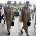 Sonam Kapoor’s Rs 89,000 loafers add a bold touch to her monochromatic hoodie and skirt ensemble 