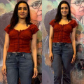Shraddha Kapoor shows simplicity never goes out of fashion in red corset top paired with flared jeans