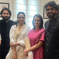 Naga Chaitanya and wife Sobhita Dhulipala accompany Nagarjuna-Amala to Parliament; SEE PIC