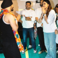 PIC: Deepika Padukone and Diljit Dosanjh share moment of gratitude, greeting each other with folded hands at concert