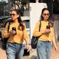 Aditi Rao Hydari shows how to rock Mumbai winter fashion with yellow top, wide-legged jeans, and Rs. 3,65,424 YSL bag