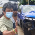 Jiiva's car overturns after hitting a divider; actor and wife Supriya escape with minor injuries