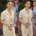 Sara Tendulkar slays in her white co-ord set but it’s the Bvlgari bag worth Rs 2,74,462 that really takes the cake