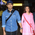 WATCH: Lovebirds Aditi Rao Hydari and Siddharth arrive hand-in-hand at airport as they make their first public appearance post wedding