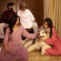 Janhvi Kapoor stuns in floral saree as she celebrates love-filled Diwali with BF Shikhar Pahariya, sister Khushi and father Boney Kapoor; SEE PICS 