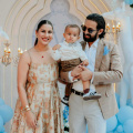 Vikrant Massey and wife Sheetal Massey reveal son Vardaan’s face for FIRST time from his birthday celebration; PICS