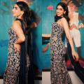 Khushi Kapoor adds a modern flair to desi girl vibes in a blue embroidered sharara set for Loveyapa promotions 