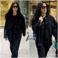 Airport style: Katrina Kaif flaunts her love for oversized silhouettes as she returns to Mumbai wearing denim jacket look