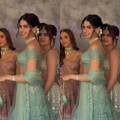 Khushi Kapoor's dreamy moment in Falguni Shane Peacock’s custom green lehenga proves that bridesmaid duties and style go hand in hand