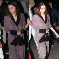 Alia Bhatt just turned up the heat with her date night look in dual-toned velvet blazer and pants like a glammed up style queen