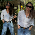 Kareena Kapoor embraces laid-back vibes with formal twist ft. white shirt, casual jeans and Rs 48K Saint Laurent belt