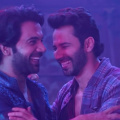 Stree 2: Varun Dhawan, Rajkummar Rao almost kiss in Khoobsurat’s BTS video and we can absolutely relate to Shraddha Kapoor’s reaction; WATCH