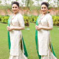 Madhuri Dixit’s brocade sharara look is the ultimate wedding inspiration to keep things desi yet classy; take cues