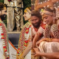 WATCH: Naga Chaitanya and Sobhita Dhulipala fight against each other to find ring in post-wedding game ritual