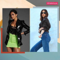  7 ideas on what to wear with a leather jacket ft Deepika Padukone, Sonam Kapoor, Kriti Sanon and more