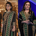 Neetu Kapoor dazzles at Aadar Jain's mehendi ceremony in black kurta set, Nita Ambani donned same outfit in 2015