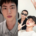 BTS' Jin drops handsome selfies boasting broad shoulders; RM and J-Hope poke fun