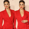 Kiara Advani’s smokey red monochrome party look in Valentino blazer and 75K footwear is sure to make you go ‘DAMN she’s killing it’