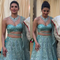 Priyanka Chopra Jonas gives her Desi Girl look a BOLD twist in blue jazzy lehenga at brother Siddharth’s wedding with Neelam