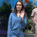 Shraddha Kapoor just cracked the winter code with her denim-on-denim look ft a button-down shirt and wide-leg pants