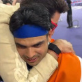 Abhishek Bachchan tightly hugs Neeraj Chopra after he wins first Silver medal for India at Paris Olympics 2024 in viral video: WATCH