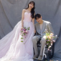 My Sweet Romance actress Song Ji Eun and husband Park We are beaming with joy in sun-kissed pre-wedding PICS