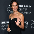 Meghan Markle makes bewitching entry on red carpet in black strapless gown and our jaws are on floor 