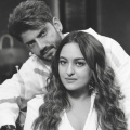WATCH: Sonakshi Sinha- Zaheer Iqbal get busy 'killing time' as  they reach party an hour before time; latter blames ‘baby’s punctuality’
