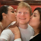 Ed Sheeran gets kiss from Malaika Arora Huma Qureshi parties with singer at Farah Khans bash Inside PICS will give you FOMO