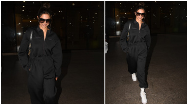Deepika Padukone grabs the spotlight in a white jumpsuit and Rs