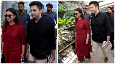 Parineeti Chopra Dazzles In A Black Dress At Airport, Styles It With A LV  Bag Worth Rs. 2.23 Lakhs