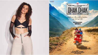 EXCLUSIVE: Taapsee Pannu's production venture Dhak Dhak set for a theatrical release on THIS date