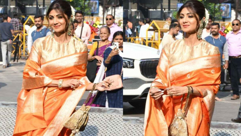 Shilpa Shetty sets pulses racing in hot pink 'Barbie' saree as she reveals  mum's selfless act to save her life | The US Sun