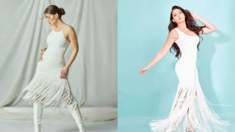 Fashion Face-Off: Kriti Sanon vs Nora Fatehi; who wore the white fringe  detailed outfit better? | PINKVILLA