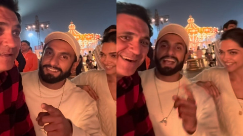 Ranveer Singh impresses Omung Kumar as he sings Ek Minute's title song;  WATCH Deepika Padukone's reaction | PINKVILLA