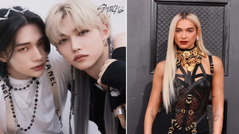 220906 [PHOTOS] Stray Kids' Hyunjin & Felix at YSL Beauty X Dua