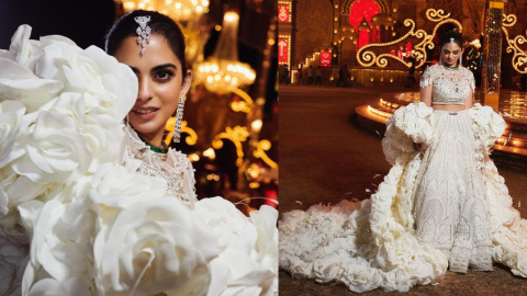 Isha Ambani's Designer Bridal Lehenga - Isha Ambani's Wedding Lehenga |  Vogue India | Vogue India
